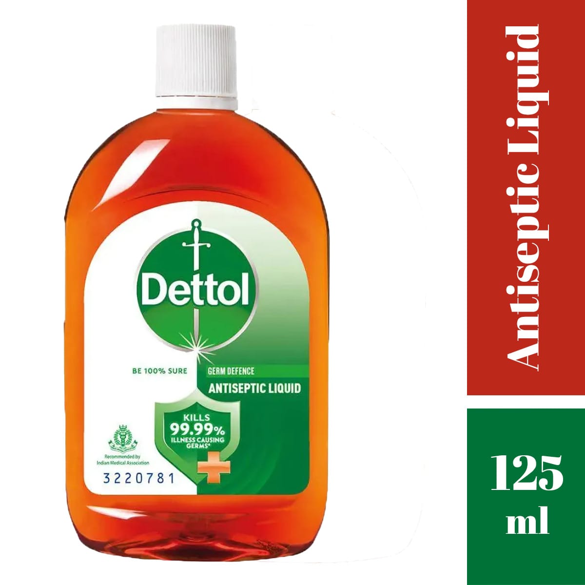 Dettol Antiseptic Liquid 125ml Germ Defence - image 1