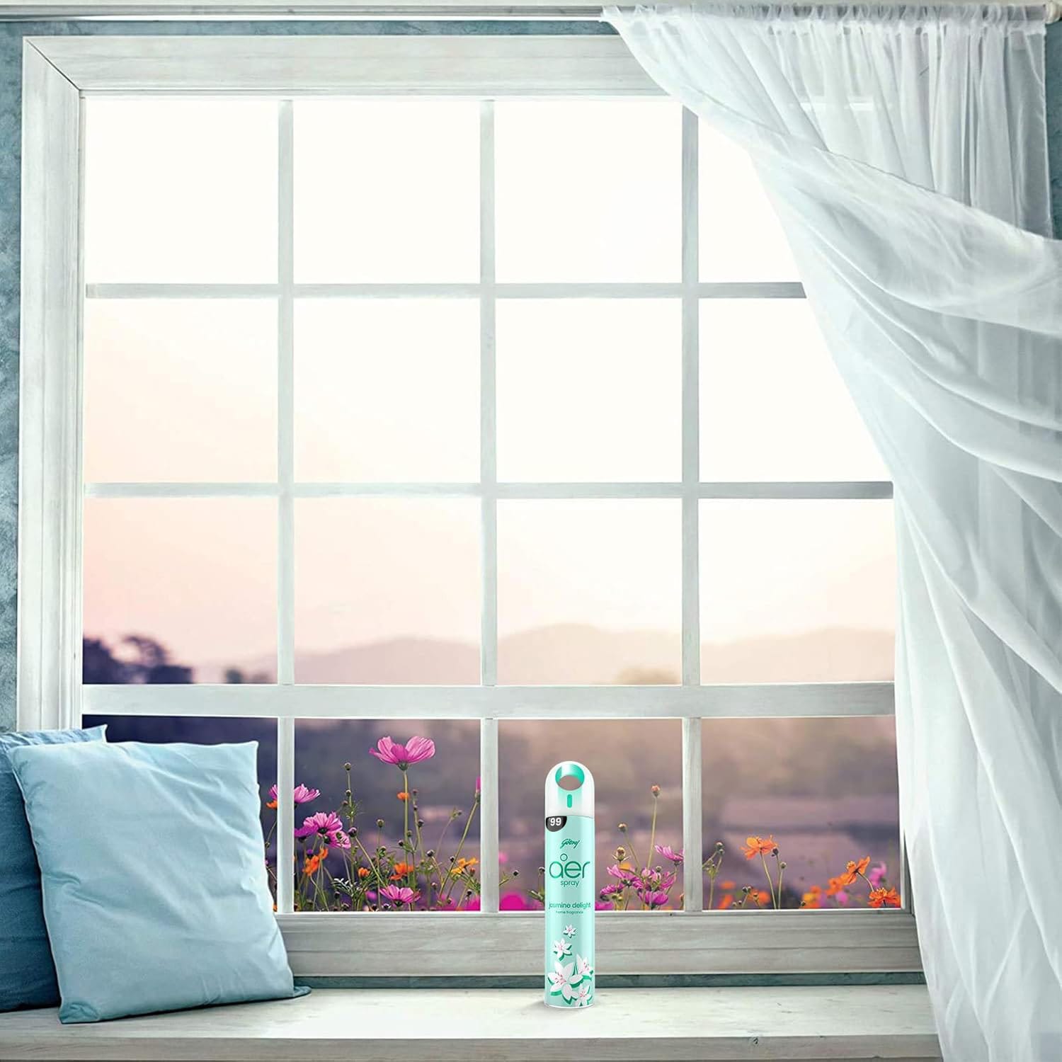 Godrej Aer Spray Jasmine Delight Home Fragnance 220ml - image 5