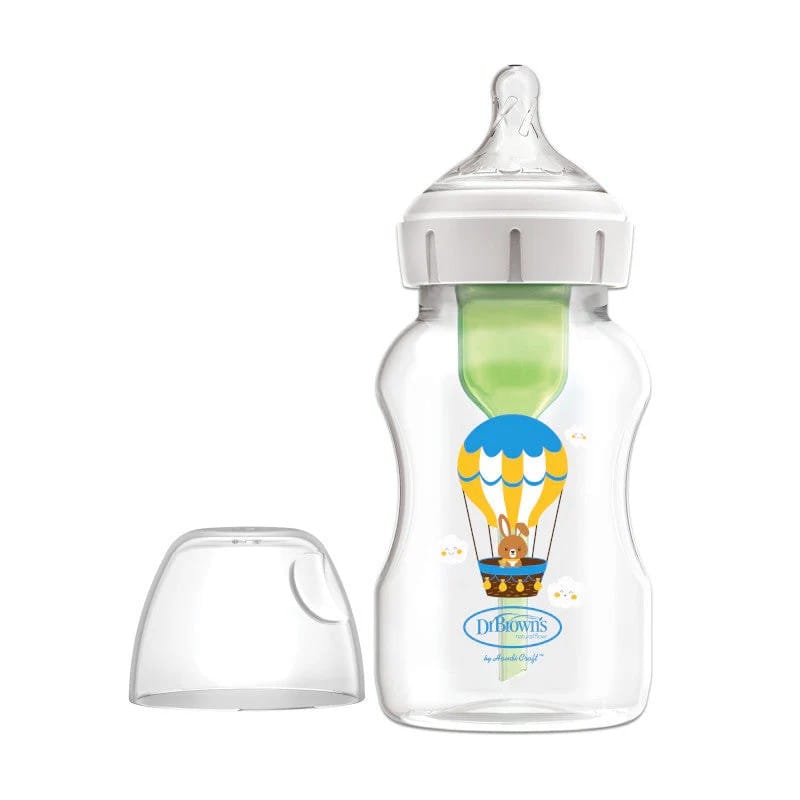 Dr Brown's Options+ Anti-Colic 330ml Baby Bottle - Bunny (Wide Neck Baby Bottle of 330ml) - WB111002-SPX - image 2