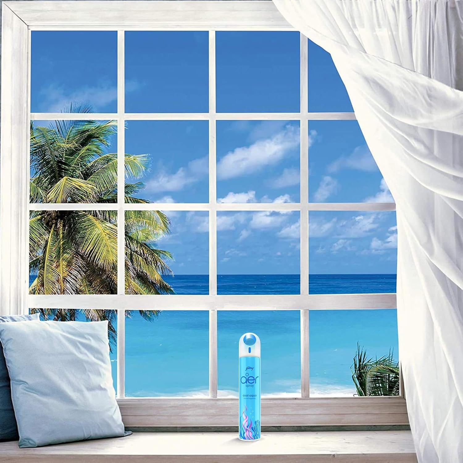 Godrej Aer Spray Room Freshner Cool Aqua 220ml - image 3