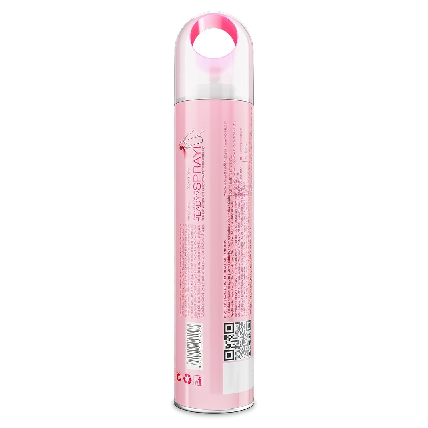 Godrej Aer Spray Rose Blossom - 220ml (Home Fragrance) - image 5