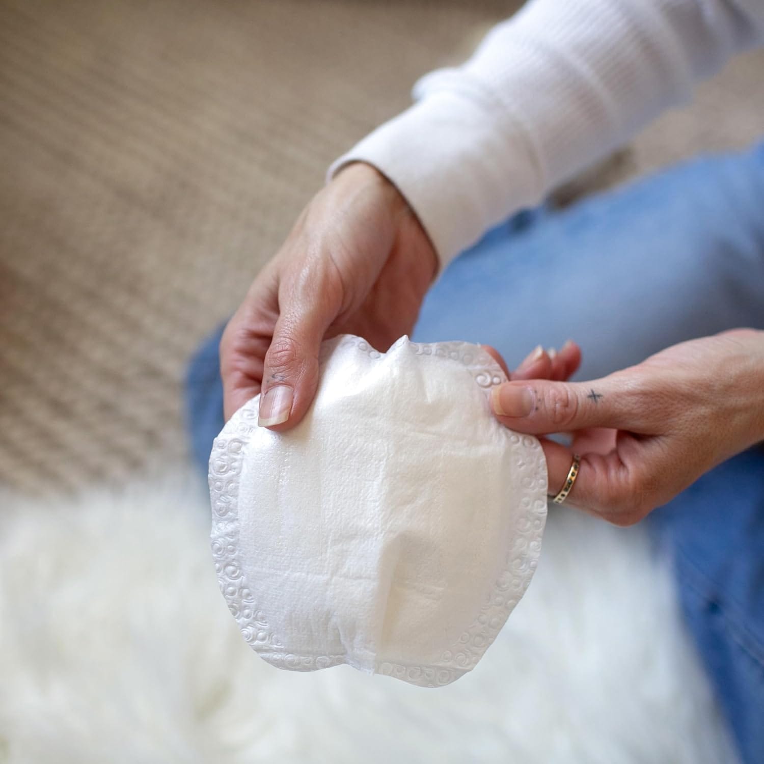 Dr. Brown's Disposeable Breast Pads - 30 Pads | 4-way Leak Protection For Day Or Night, BPA FREE | Hypoallergenic - BF052-INTL - image 3