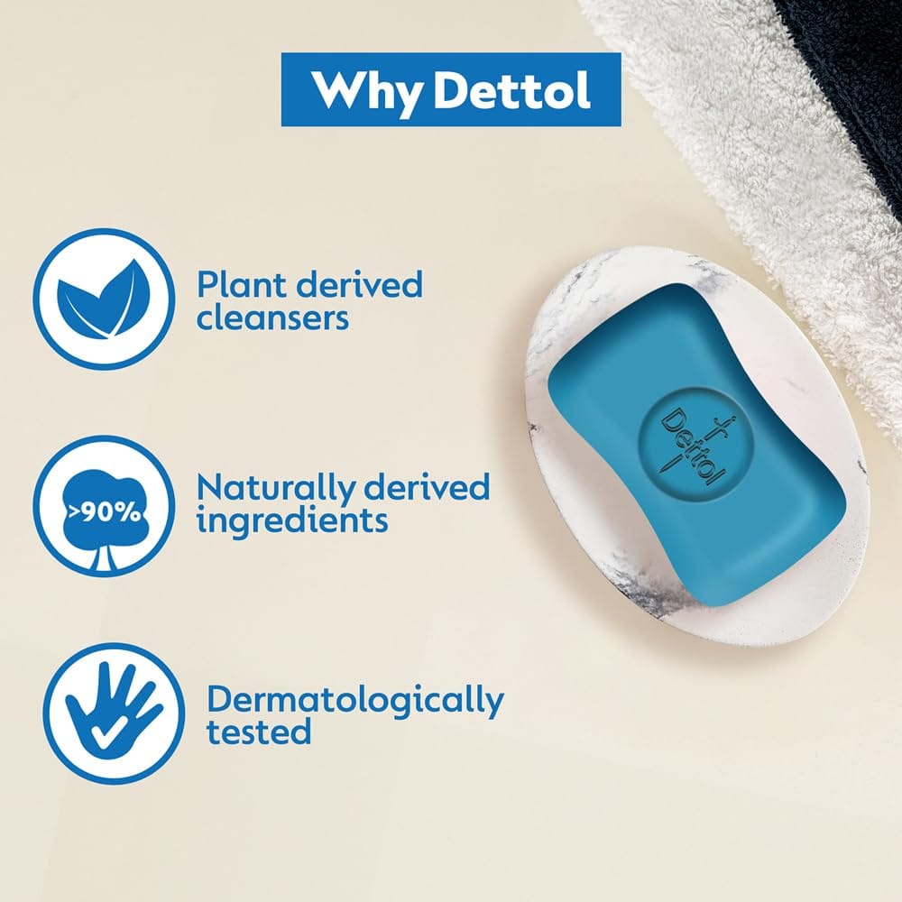 Dettol Icy Cool #x Intense Cooling - 4 Bars Of 100g Soap ( 4 x 100g) - image 2