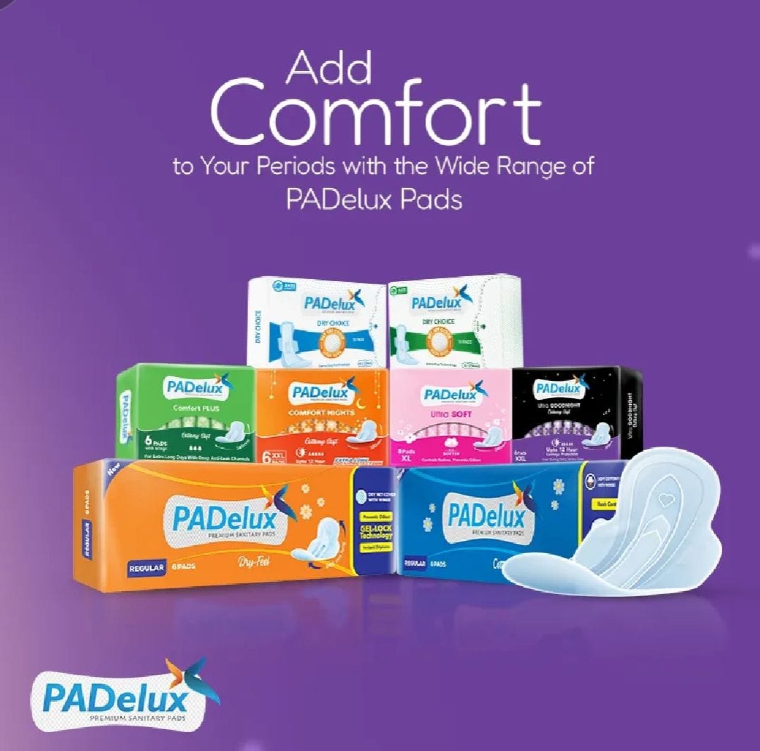 PADelux Sanitary Pads Ultra Goodnight XXL 320 Mm- 8 Pads Set Of 10 - image 4