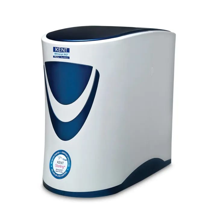 KENT Sterling Plus RO Water Purifier | 1 Years Free Service | ISI Marked | Multiple Purification Process |RO + UV + UF + TDS Control | 6L Tank | 20 LPH Flow | Under the Counter | White - image 1