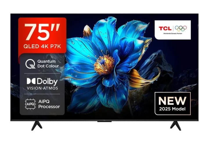 TCL 75P7K QLED, Direct LED TV, 4K HDR , Smart TV Powered by Google - image 1