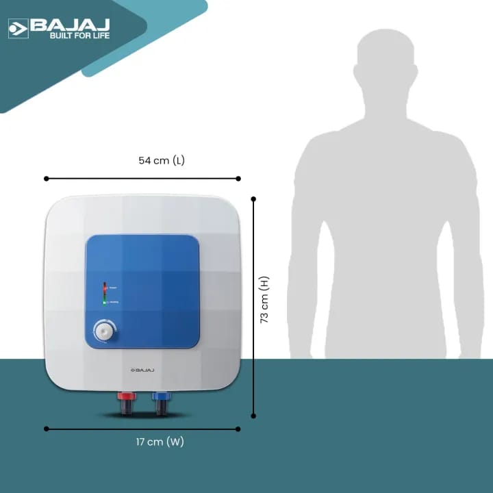 Bajaj Compagno 2000 W 15 Litre Vertical Storage Water Heater| Star Rated Geyser| Water Heating with Titanium Armour & Swirl Flow Technology - image 2