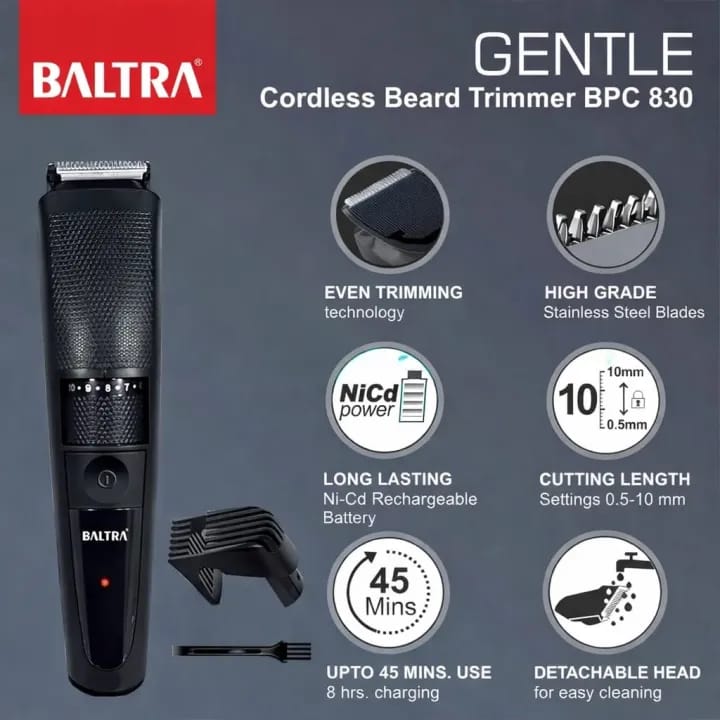 Baltra Gentle – BPC 830 Hair Trimmer – 3 Watt - image 3