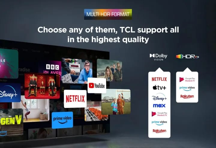 TCL 75P7K QLED, Direct LED TV, 4K HDR , Smart TV Powered by Google - image 2
