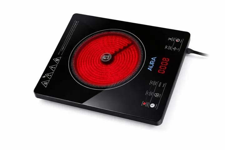 AURA 2000 Watt Infrared Cooker AU20IFD Suitable For All Utensils | 1 year Full Service Warranty - image 3