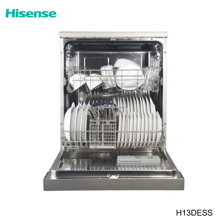 Hisense H13DESS 13 Place Settings Dish Washer (Metallic Silver) - image 2