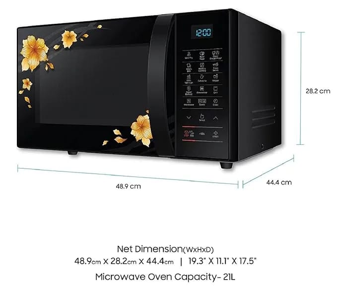 Samsung CE77JD-QB 21 Litres Convection Microwave with SlimFryâ„¢ & Curd Making - image 4
