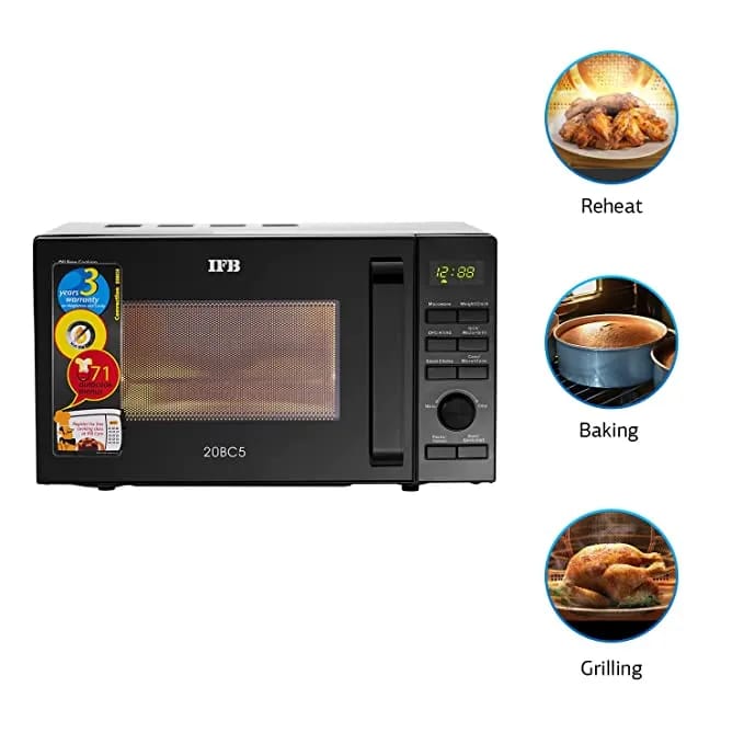 IFB 20Bc5 20L Convection Microwave - Black - image 2