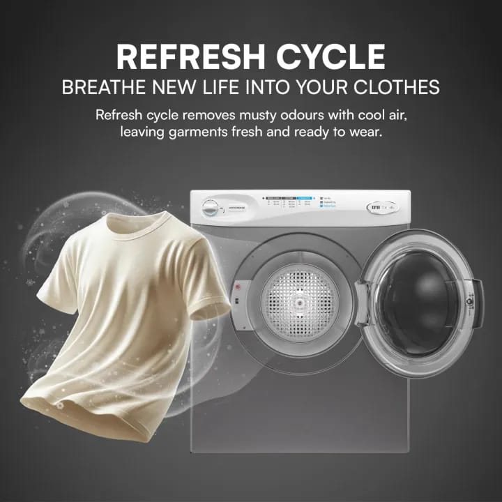 IFB 5.5 kg Front Load Fully-automatic Dryer (TURBO DRY,white,Inbuilt Heater, Allergy Free Technology - image 3