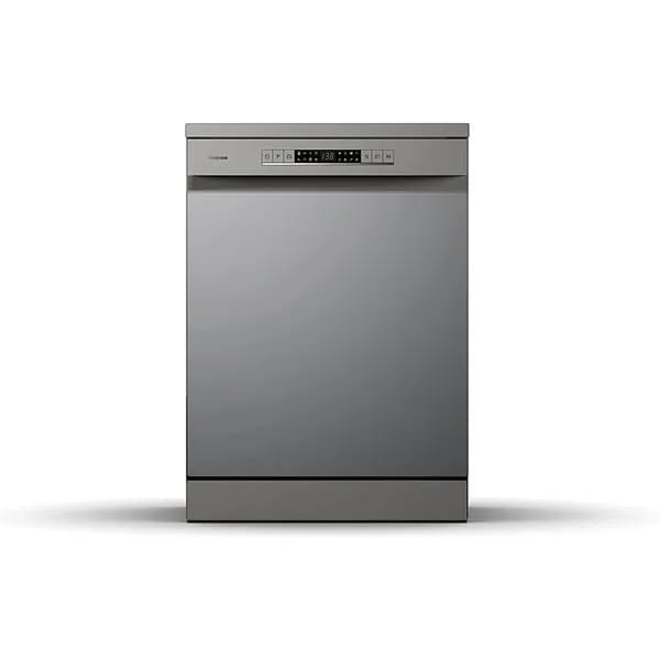 Hisense, 15 Place Setting Free Standing Dishwasher (HS623E90G) - Silver - image 1