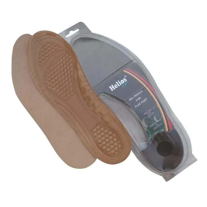 Helios Gel Insole for Flat Foot For MEN (Trim to Fit SIZE 6-10) - image 1