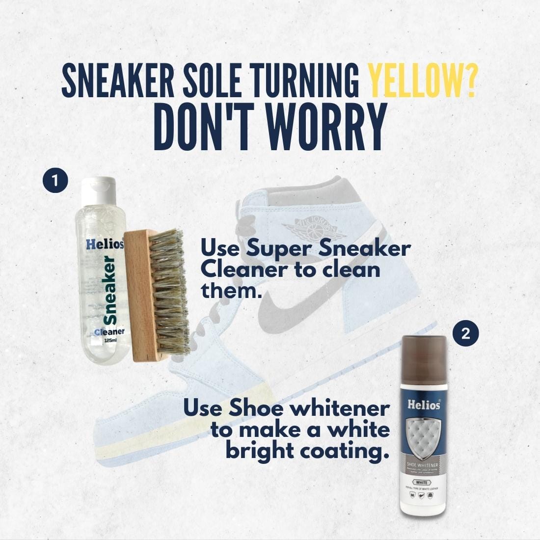 Helios Shoe Whitener - 75 Ml | Restore Whiteness | Advanced Liquid Formula | For All Types Of White Leather - image 4