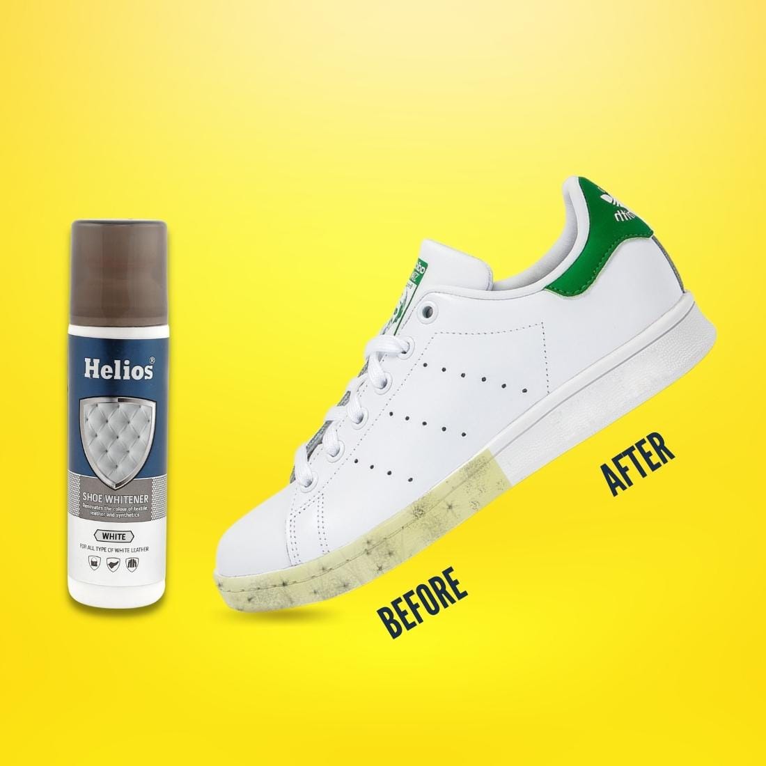 Helios Shoe Whitener - 75 Ml | Restore Whiteness | Advanced Liquid Formula | For All Types Of White Leather - image 2