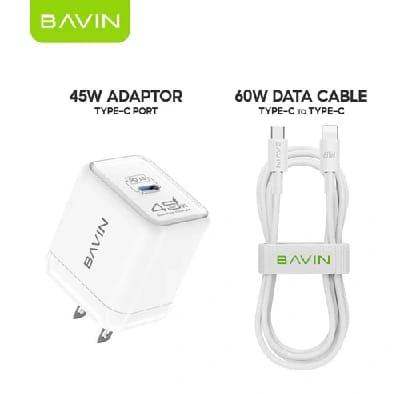 BAVIN Charger Type C-C/Lightning PC2132Y - image 1