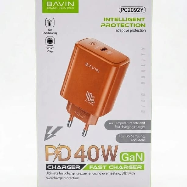 Bavin PD 40W Gan Charger Fast Charging PC2092Y