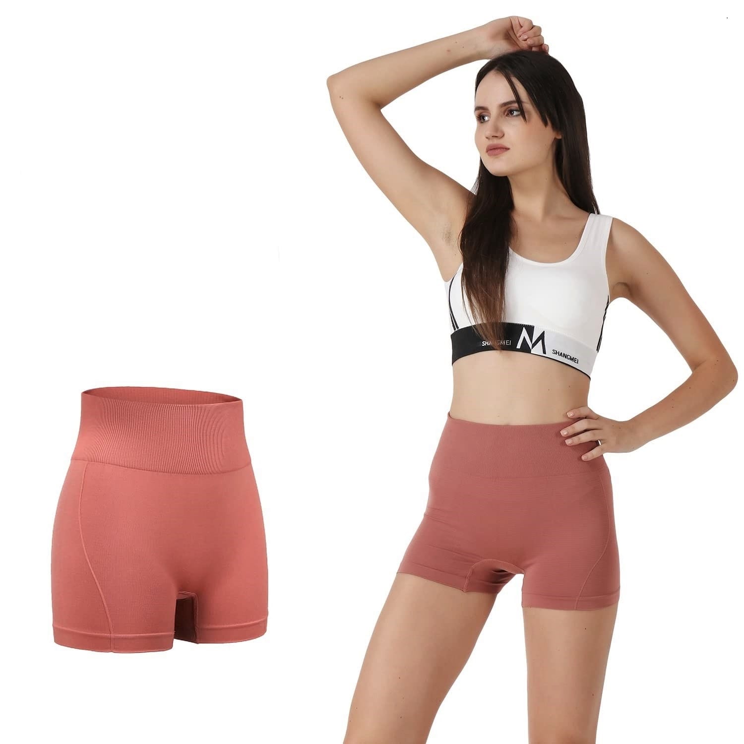 Fitness Shorts For Women High Waist Skinny Pants - image 5