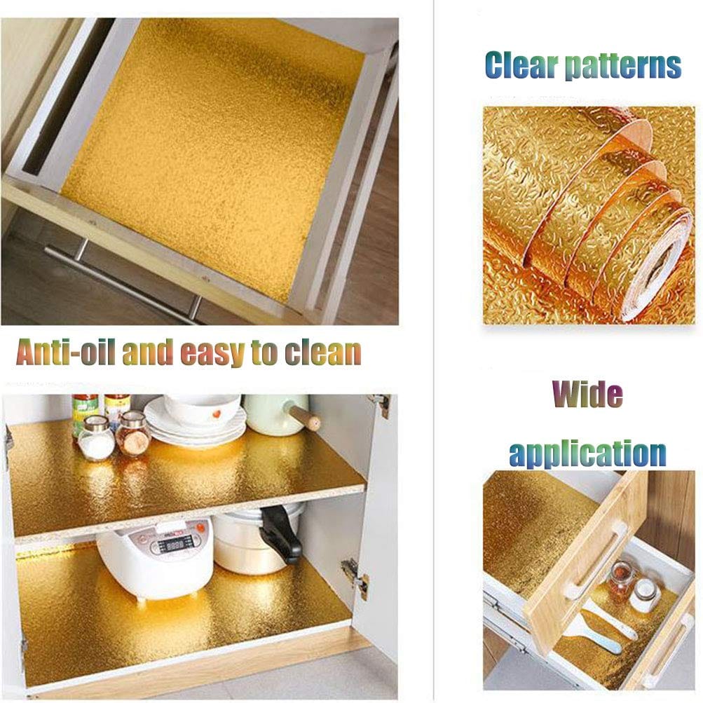 Oil Proof Aluminium Foil Self Adhesive Kitchen Sticker - 3M x 61cm | Aluminium Foil Multipurpose Kitchen Sticker - image 3