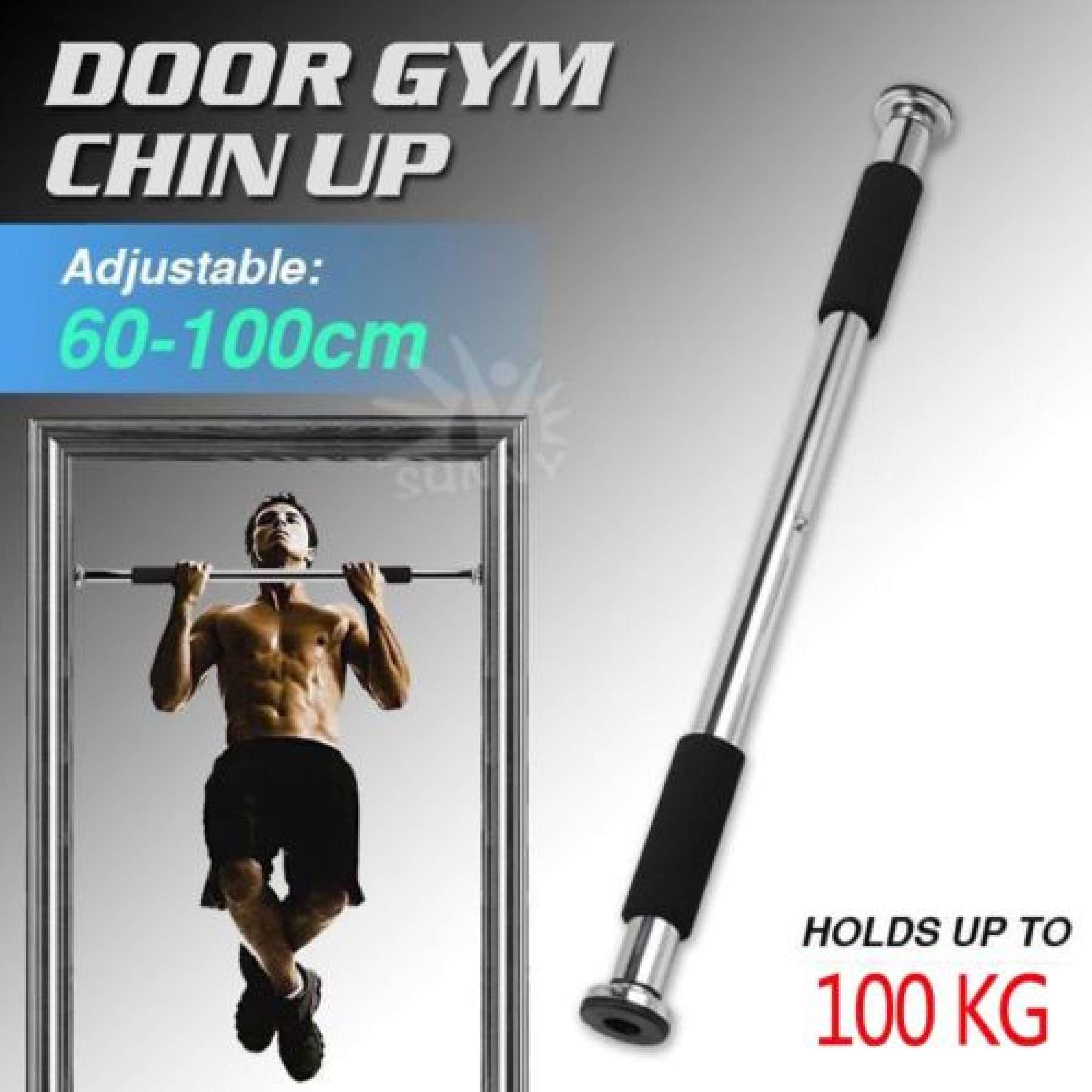 Pull Up/Chin Up Bar/Rod Heavy Duty Adjustable Doorway Mounting For Home, Gym Fitness Exercise For Men And Women - image 1