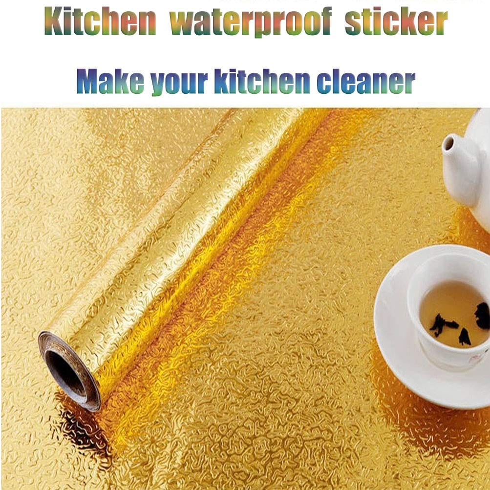 Oil Proof Aluminium Foil Self Adhesive Kitchen Sticker - 3M x 61cm | Aluminium Foil Multipurpose Kitchen Sticker - image 2