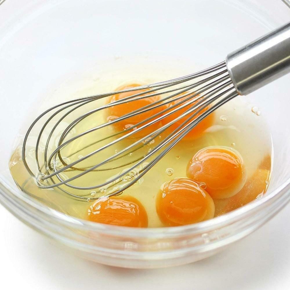 Stainless Steel Whisk Egg Beater Wisk Manual Balloon Set Wire Whisk Milk Blender - image 4