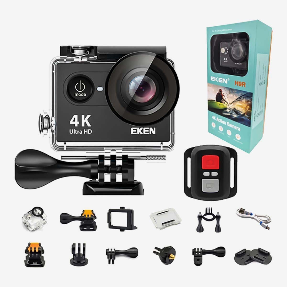 EKEN H9R / H9 Action Camera Ultra HD 4K / 30fps WiFi 2.0" 170D Underwater Waterproof Helmet Video Recording Cameras Sport Cam - image 1