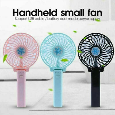 Mini Handheld Foldable Portable Cooling Fan With USB Rechargeable - image 2
