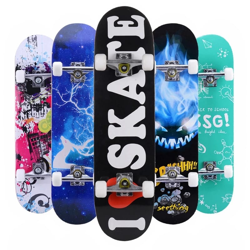 31 inches Portable Big Skateboard(For all Age Group) Print Will Be Different