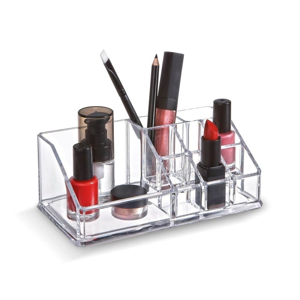 Makeup Organizer Box Lipstick Brush Cosmetic Jewelry Organizer Makeup Cosmetic Storage Kit
