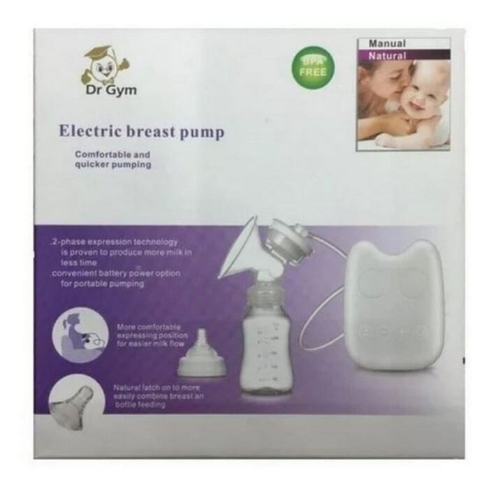 Automatic Electric Breast Pump With Attached Feeding Bottle - image 2