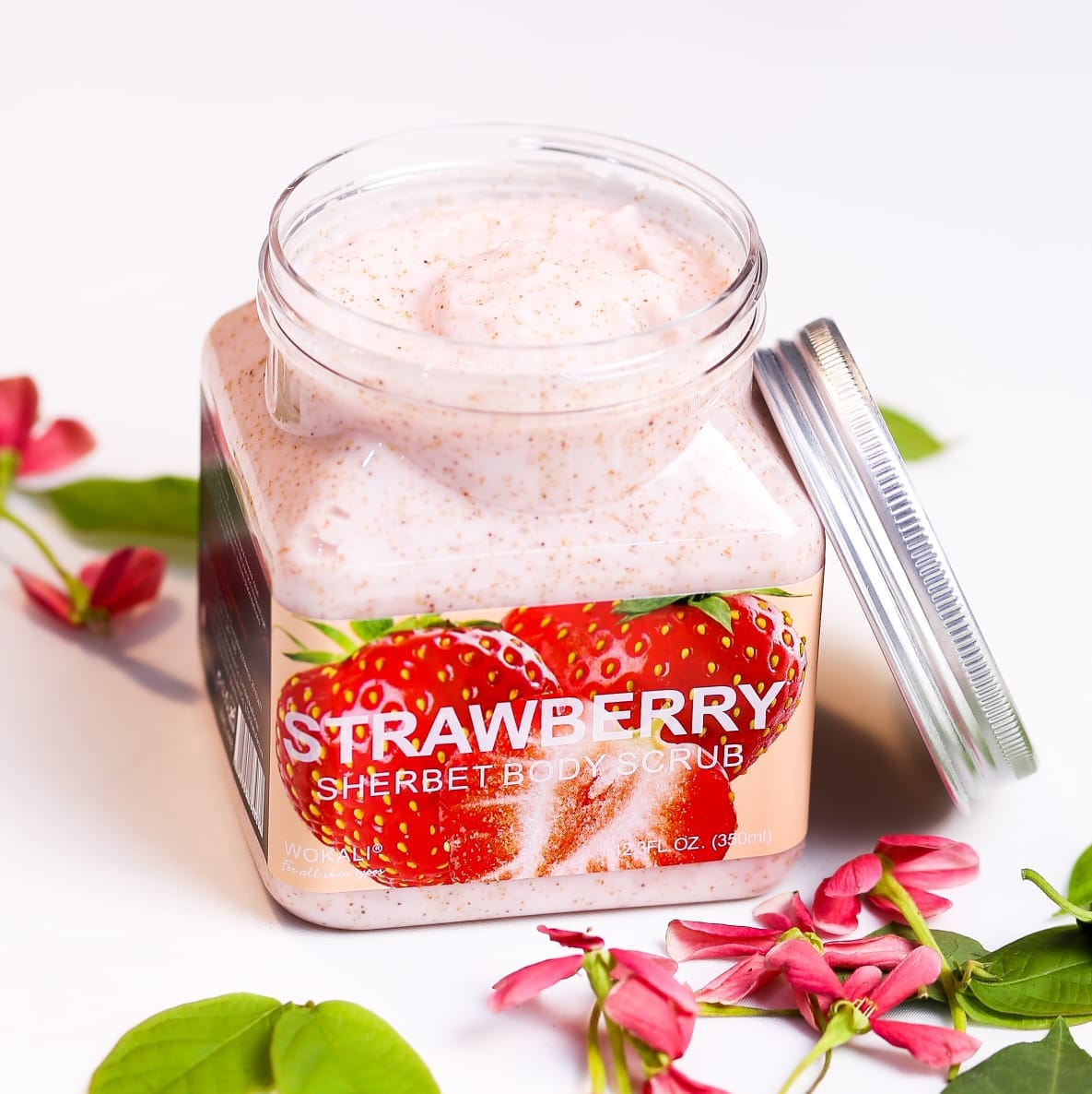 Sherbet Body Scrub - Strawberry Flavour - 350ml - image 1