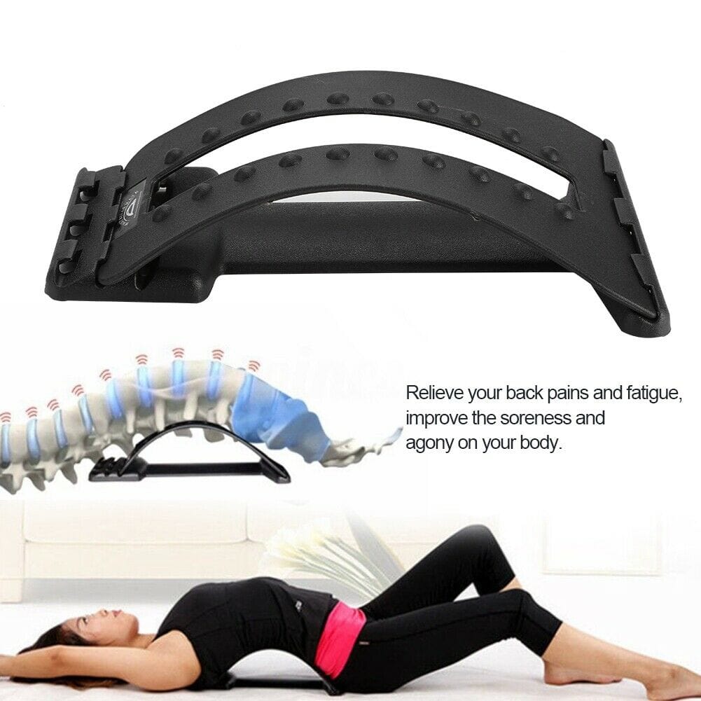 Back Massage Stretcher, Back Massage Fitness Equipment Backbone Stretcher Lumbar Support Spine Pain Relief - image 3