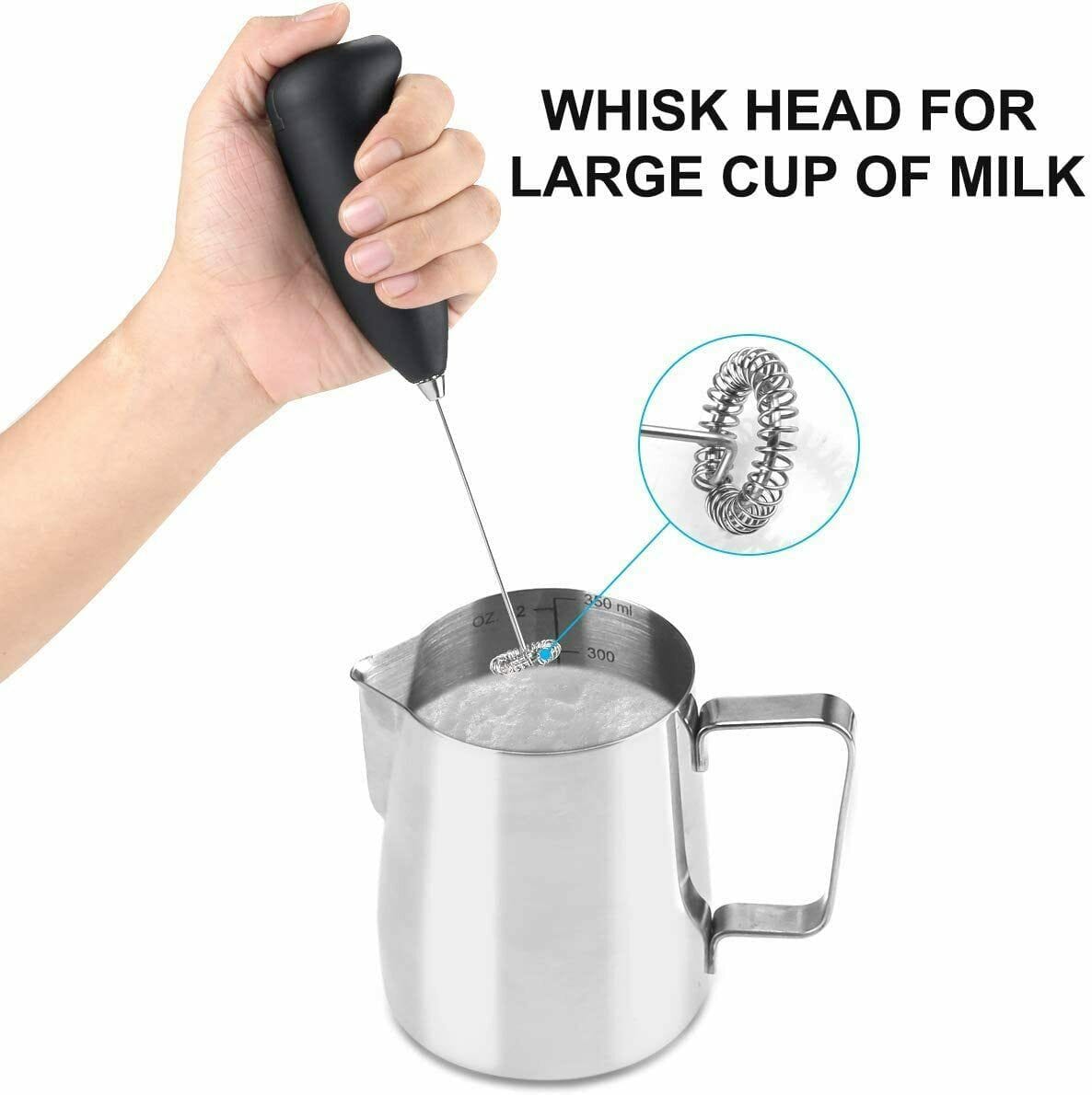 Battery Operated Milk/Coffee/Egg Frother Mixer - image 2