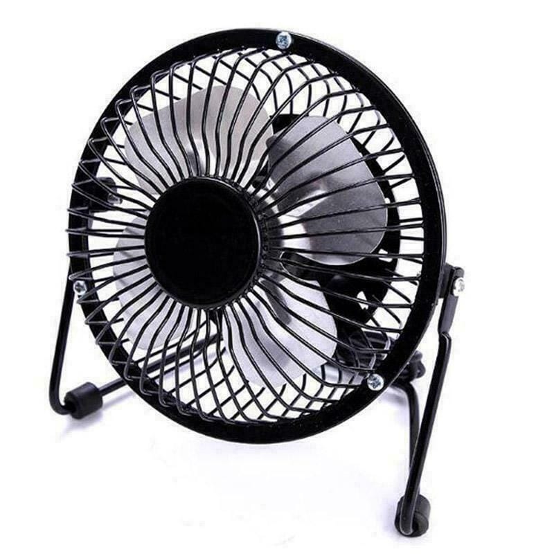 USB Powered Portable Table Fan Mini USB Desk Fan Small Quiet Personal Cooler USD - image 1