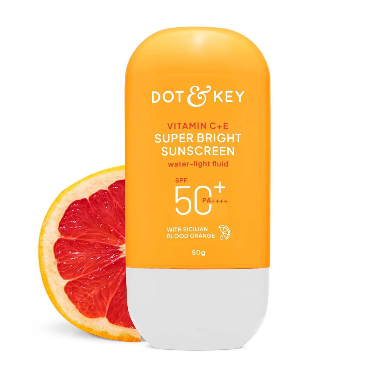Dot & Key Vitamin C + E Super Bright Sunscreen Spf 50 In-Vivo Tested | Water-Light,UVA/UVB & Blue Light Protection|For Even Toned & Glowing Skin|With Liquid Spf 50+++| No White Cast | For All Skin Types| - image 1