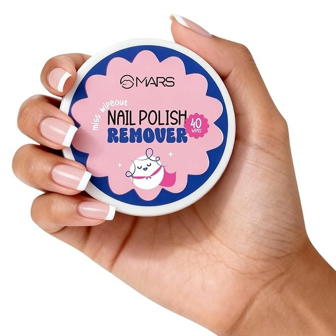 MARS Gentle Nail Polish Remover Wipes – 40 Wipes | Travel-Friendly - image 1