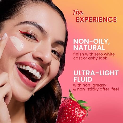 Dot & Key Strawberry Dew Radiant Tinted Sunscreen SPF 50+ PA++++ – 01. Porcelain - Broad Spectrum UV Protection | 50ml - image 5