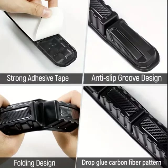 Universal 3d Carbon Bumper Protector (Set Of 4pcs) - image 5