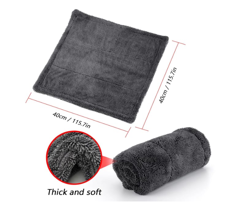 Super Absorbent Car Towel 40 X 40 Size With 1000gsm - image 3