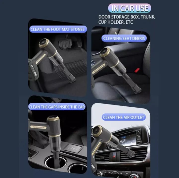 Car Powerful Vacuum Cleaner With Strong Suction Power And Blower 2 In 1 - image 3