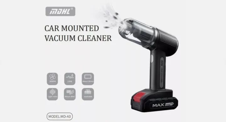 Car Powerful Vacuum Cleaner With Strong Suction Power And Blower 2 In 1 - image 5