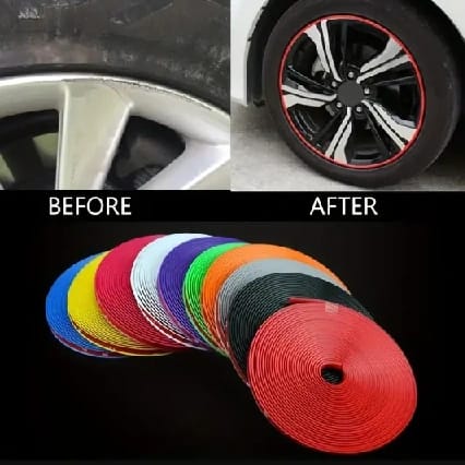 Alloy Wheel Rim Protector For Car (Universal) - image 2