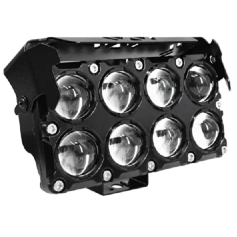8 Projector Lens Led Auxiliary Fog Light With 3 Color Mode (White / Yellow / Flasher) - image 1