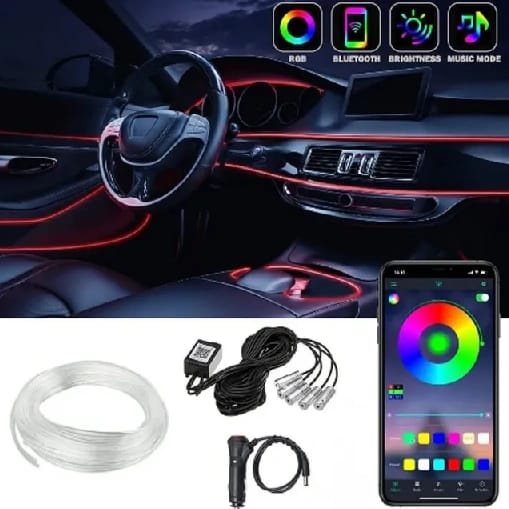 Car Dashboard Ambient Light With Remote Control And Mobile App Control - image 3