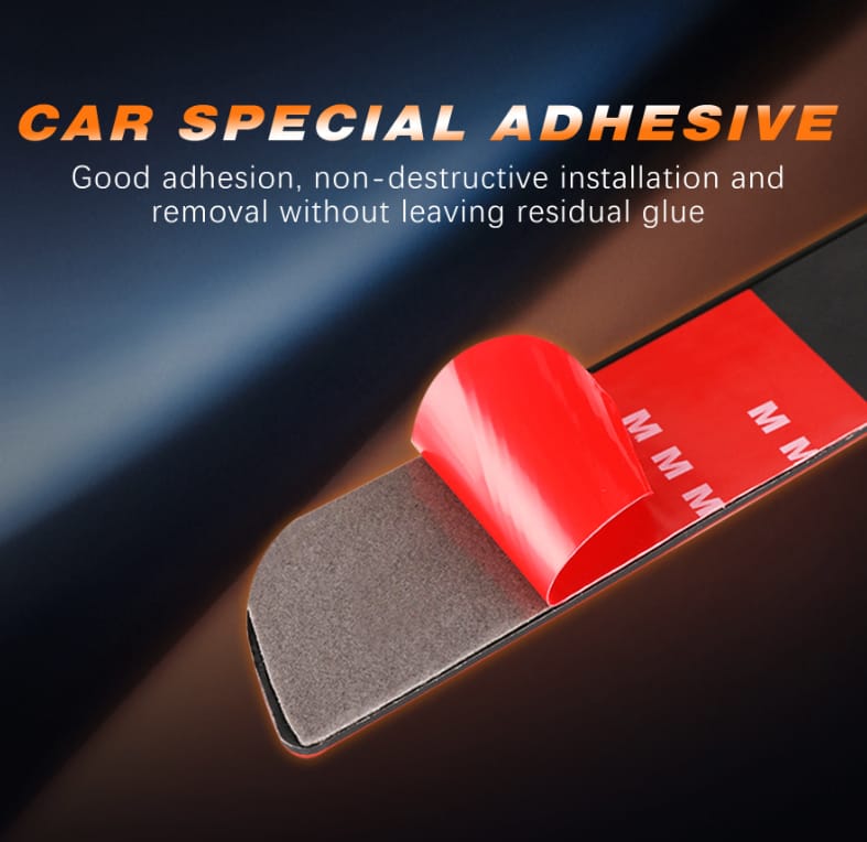 Suzuki Logo Car Door Sill Protector Rubber Scuff Plate (4Pcs) - image 3
