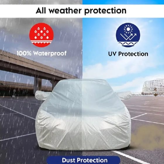 Toyota Rush || Car Body Cover Double Layered Waterproof Car Body Cover - image 2